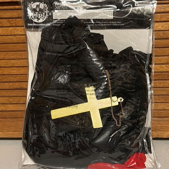 Halloween Sprit Priest Adult Plus 2X - Picture 2 of 5